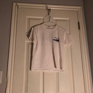 white tee